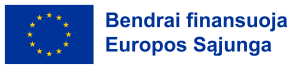 Bendrai finansuoja Europos sąjunga logotipas